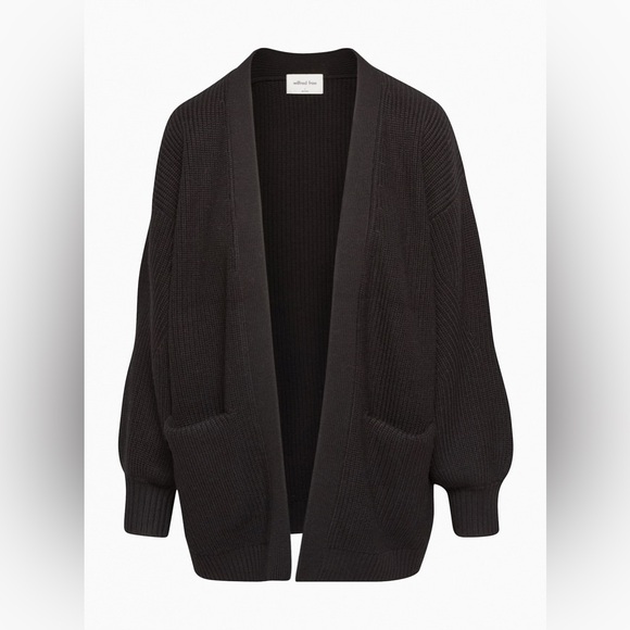 NWT - Wilfred Free Unwind Cardigan - Black - Size Small - Picture 6 of 7